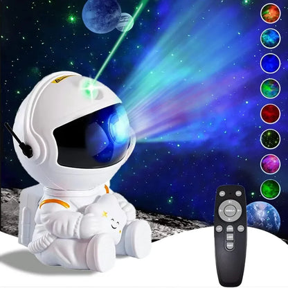 Galaxy Astronaut Star Projector Night Light