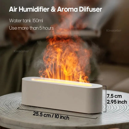 RGB Flame Aroma Humidifier