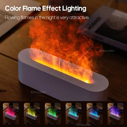 RGB Flame Aroma Humidifier